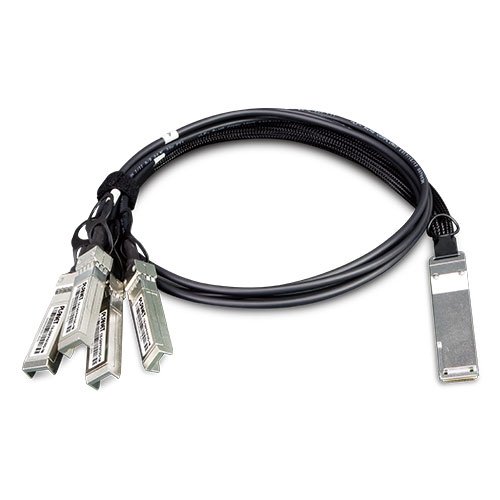 DAC-кабель медный (1 x 40G QSFP+, 4 x 10G SFP+, 1M/3M/5M)