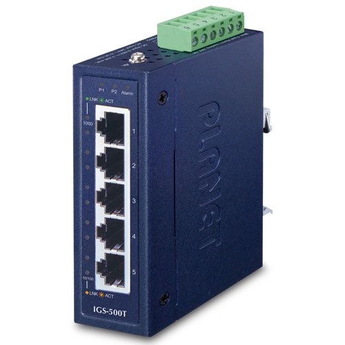 Компактный промышленный коммутатор Ethernet (5 портов 10/100/1000T)