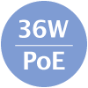 36W PoE